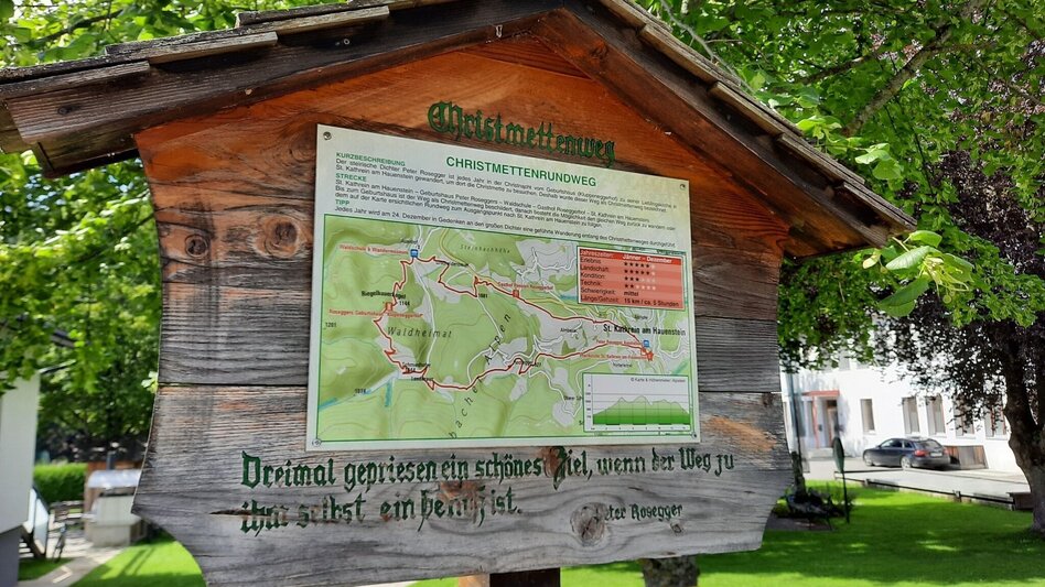 Pilgerweg Auf den Spuren Peter Roseggers - Der Christmettenweg, St. Kathrein am Hauenstein - Touren-Impression #2.8 | © WEGES