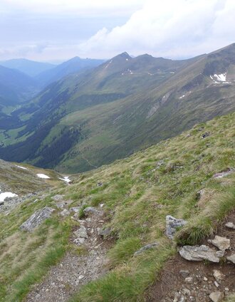 Am Weg zum Hochstubofen - Blick nach Norden in das Großsölktal | © Fotograf: Volkhard Maier
