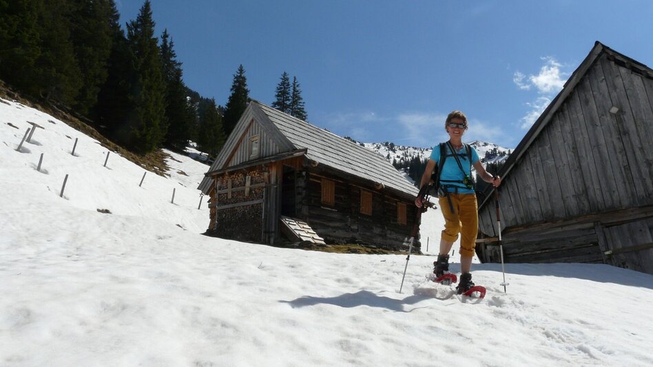 Snowshoe walking Snowshoe hiking tour Hintere Mörsbachalm - Touren-Impression #2.2 | © Weges