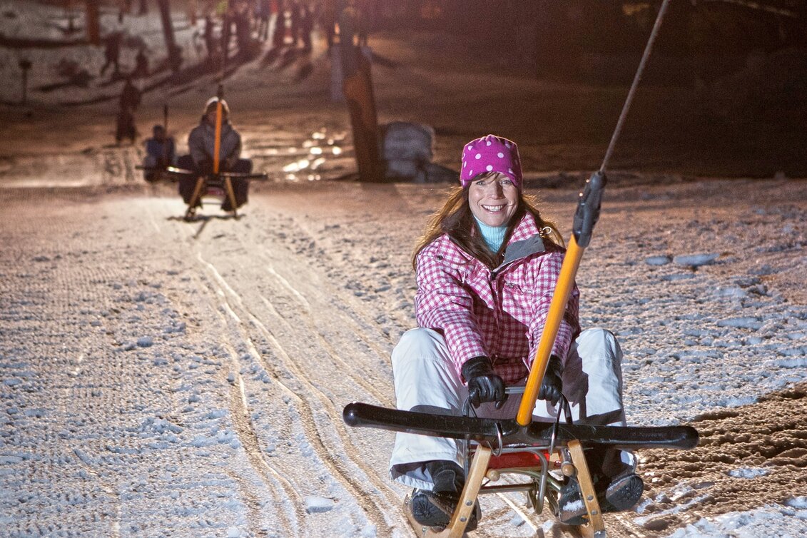 Sledding Floodlight tobogganing on the Grafenwiese - Touren-Impression #1 | © Mirja Geh