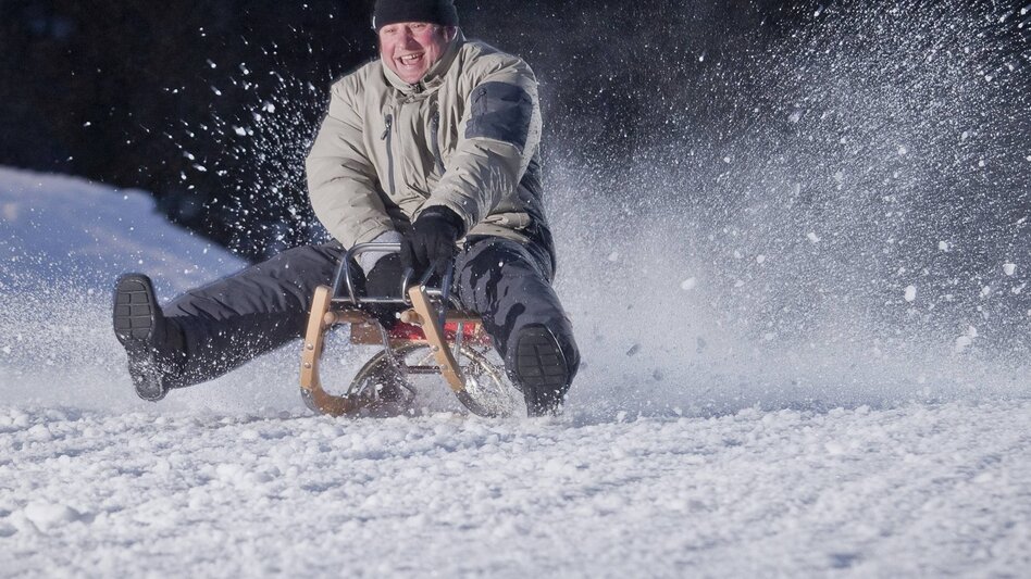 Sledding Floodlight tobogganing on the Grafenwiese - Touren-Impression #2.7 | © Grafenwiesen Lift