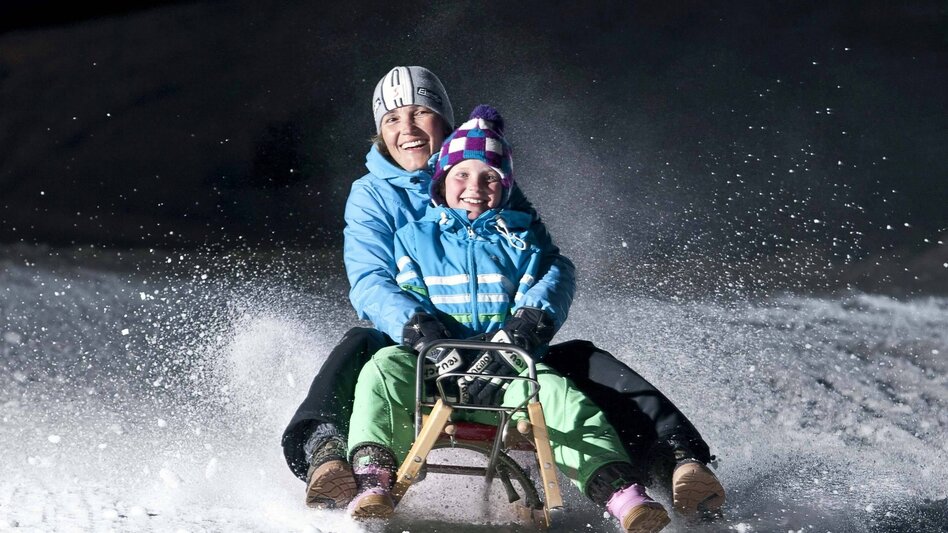 Sledding Floodlight tobogganing on the Grafenwiese - Touren-Impression #2.8 | © Grafenwiesen Lift