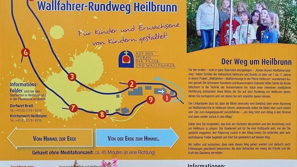 Themen- und Lehrpfad Kinder Ikonenweg -Wallfahrerrundweg Heilbrunn - Touren-Impression #2.3 | © Oststeiermark Tourismus