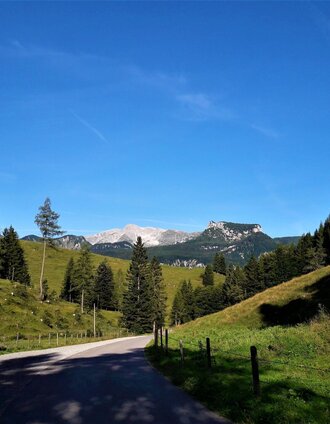 Blick auf das nördlich gelegene Warschenckmassiv vom Parkplatz der Bosruckhütte | Tourismusverband Gesäuse | © TV Gesäuse