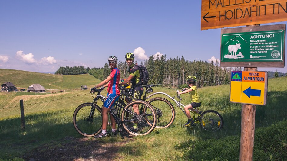 Mountain Biking Mountain Bike Loop: Krieglach – Malleisten Alm – Hönigsberger Alm – Krieglach - Touren-Impression #2.2 | © TV Hochsteiermark