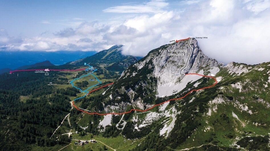 Klettersteig Klettersteig "Gamsblick" COPY - Touren-Impression #2.1 | © TVB Ausseerland Salzkammergut