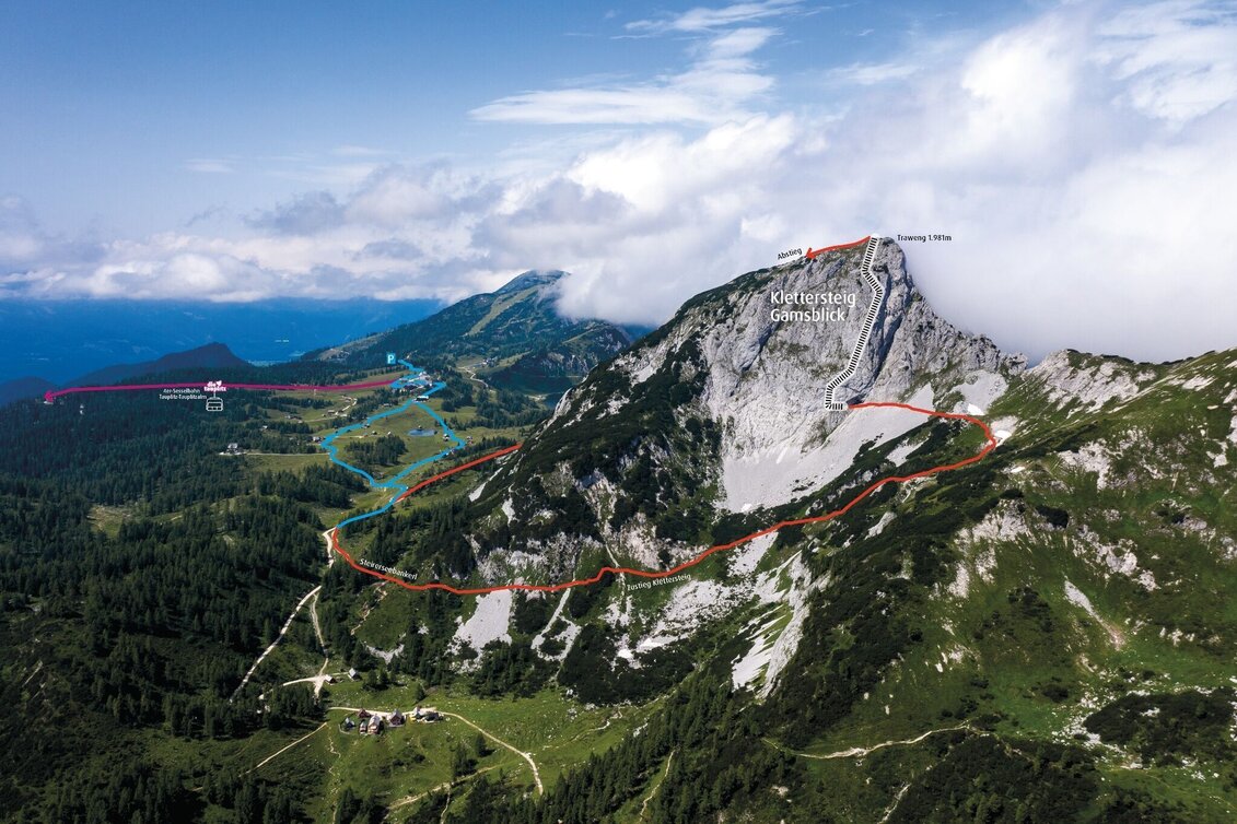 Klettersteig Klettersteig "Gamsblick" COPY - Touren-Impression #1 | © TVB Ausseerland Salzkammergut