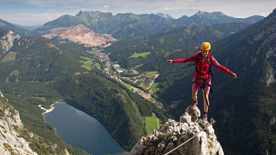 Klettersteig Rosslochhöhlen Klettersteig - Touren-Impression #2.2 | © Fotograf: Herbert Raffalt