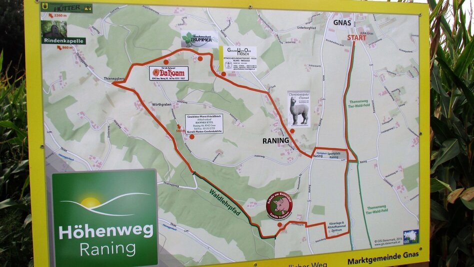 Hiking route Raning mountain path (Höhenweg Raning) - Touren-Impression #2.1 | © Thermen- & Vulkanland