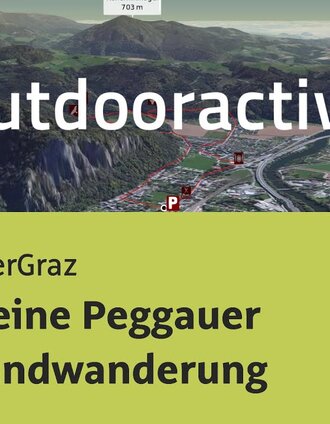 Nordic Walking Tour in Graz und Umgebung: Kleine Peggauer Rundwanderung | © Outdooractive – 3D Videos