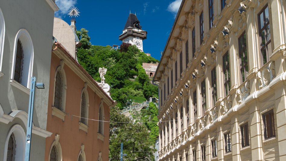 Stadtrundgang Schlossberg Graz: Über den Dächern der Stadt - Touren-Impression #2.7 | © Graztourismus - Harry Schiffer
