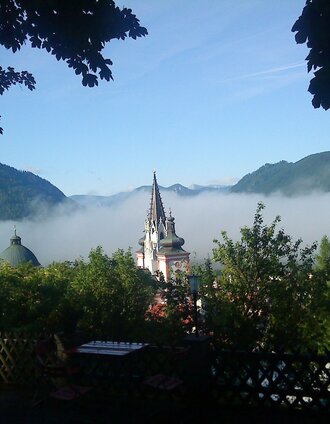Blick von der Schießstattgasse auf Mariazell | Brigitte Digruber | © TV Hochsteiermark