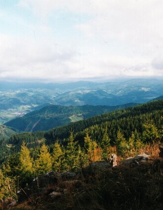 Blick von Stanglalm Richtung Krieglach | Walter Langecker | © Walter Langecker