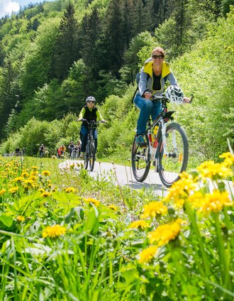 Der Radweg R5 von Mürzzuschlag nach Mürzsteg | nixxipixx.com | © Naturpark Mürzer Oberland