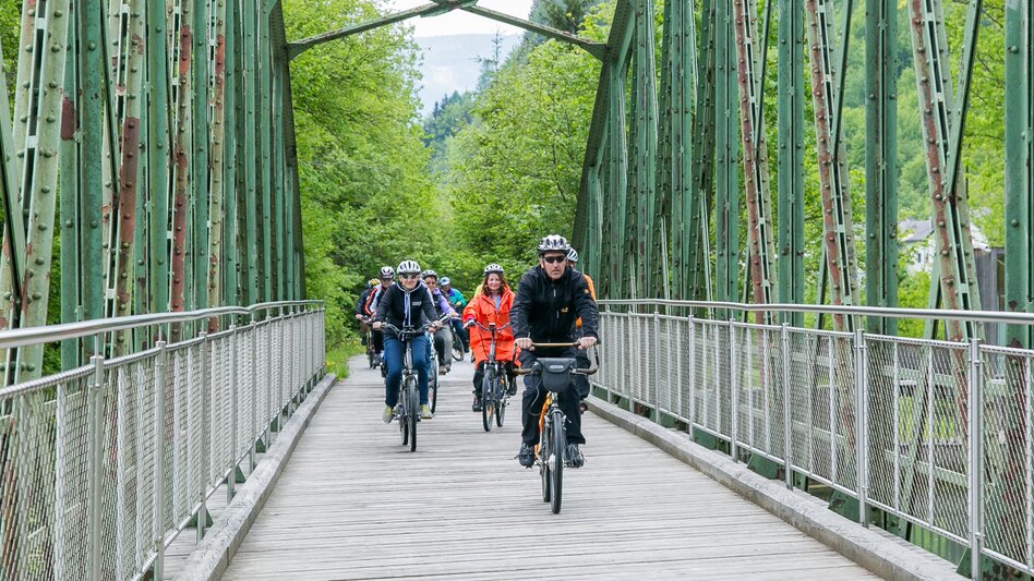 Radfahren Bahntrassenradeln am Mürztalradweg im Naturpark Mürzer Oberland - Touren-Impression #2.2 | © Naturpark Mürzer Oberland