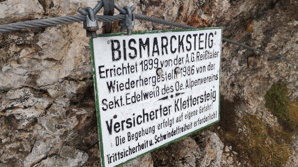 Via Ferrata Via the Raxenmäuersteig and Bismarcksteig to the Rax in the Mürzer Oberland Nature Park - Touren-Impression #2.8 | © TV Hochsteiermark
