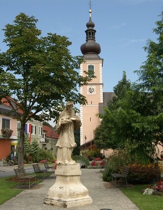 Blick auf den Marktplatz Mooskirchen | Gemeinde Mooskirchen | © Region Graz