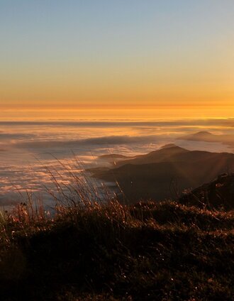 Sonnenaufgang am Karl-Ludwig-Haus | Daniela Paul | © Naturpark Mürzer Oberland