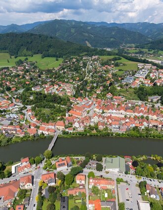 Frohnleiten mit Blick nach Rothleiten | Harry Schiffer | © Region Graz