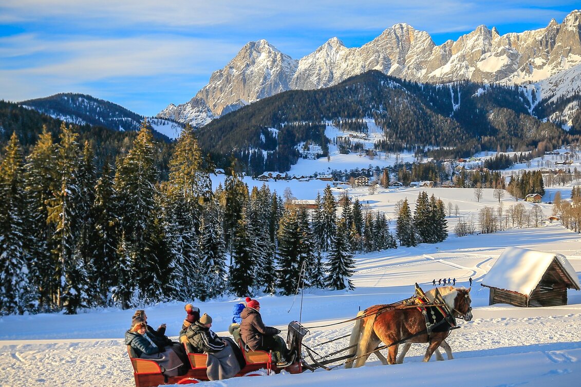 Pferdeschlitten Pferdeschlittentour Oberhorner-Vorberg - Touren-Impression #1 | © TVB Schladming
