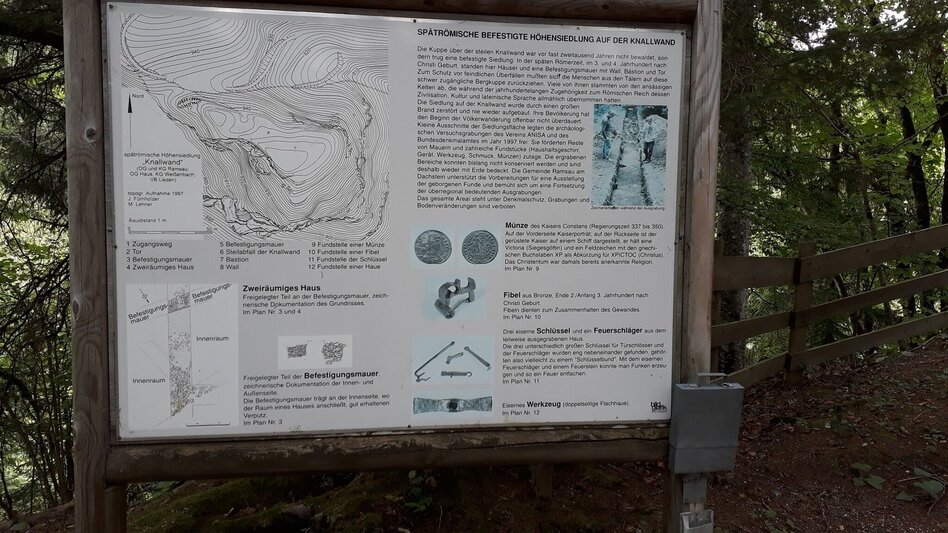 Hiking route Archaeology trail at Luserwasserfall - Touren-Impression #2.1 | © TVB Haus-Aich-Gössenberg