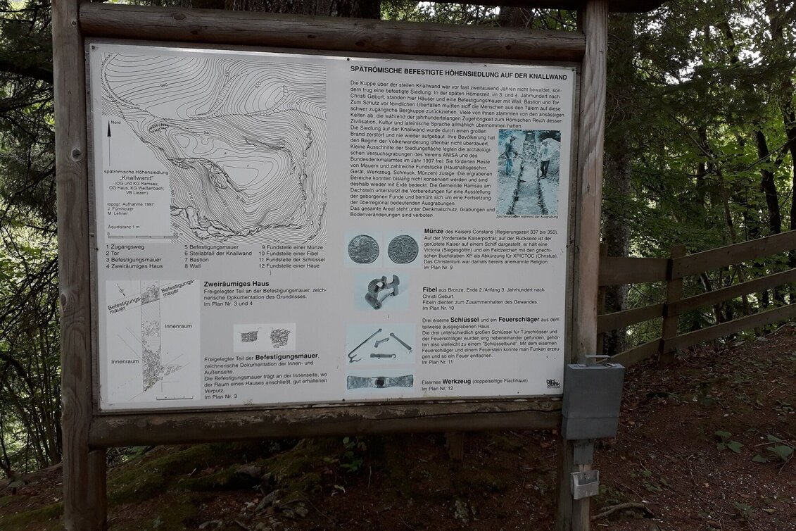 Hiking route Archaeology trail at Luserwasserfall - Touren-Impression #1 | © TVB Haus-Aich-Gössenberg