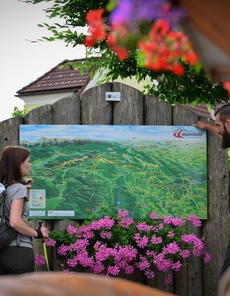 Startplatz am Dorfplatz in St. Kathrein am Hauenstein | Kurt Elmleitner | © Region Joglland - Waldheimat