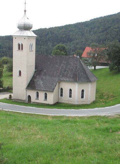 Kirche in Rachling vom Gegenhang fotografiert | © TV Südsteiermark | TV Südsteiermark | © TV Südsteiermark
