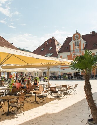 Hauptplatz Kapfenberg | Foto Peter Wagner | © TV Hochsteiermark