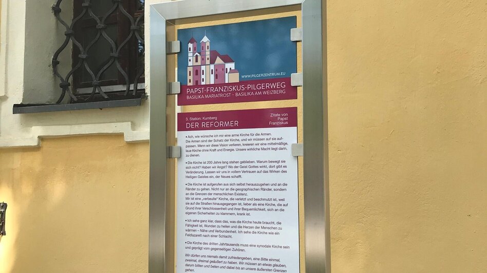 Pilgerweg Papst-Franziskus Pilgerweg von Graz nach Weiz - Touren-Impression #2.21 | © Oststeiermark Tourismus