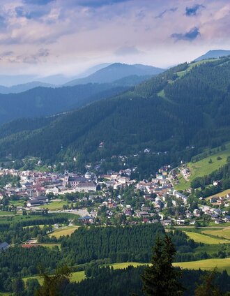 Ausblick von der Sauwand auf Mariazell | Fred Lindmoser | © TV Hochsteiermark