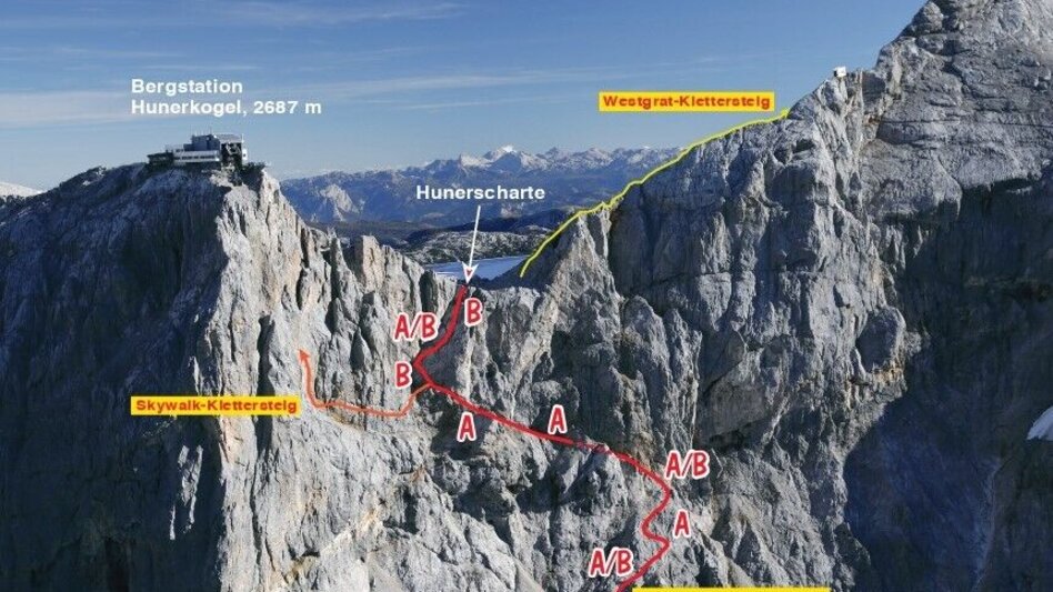 Via Ferrata Hunerscharte - Touren-Impression #2.2 | © Unbekannt