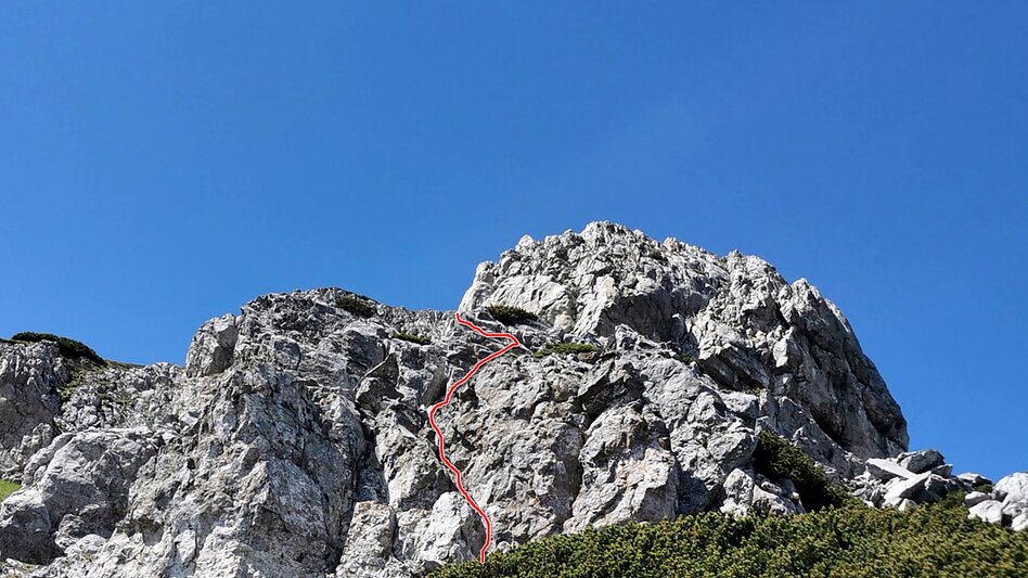 Alpine Climbing Über den Vineta Jaroschekkamin und Wildkogelsteig auf die Rax im Naturpark Mürzer Oberland - Touren-Impression #2.2 | © TV Hochsteiermark