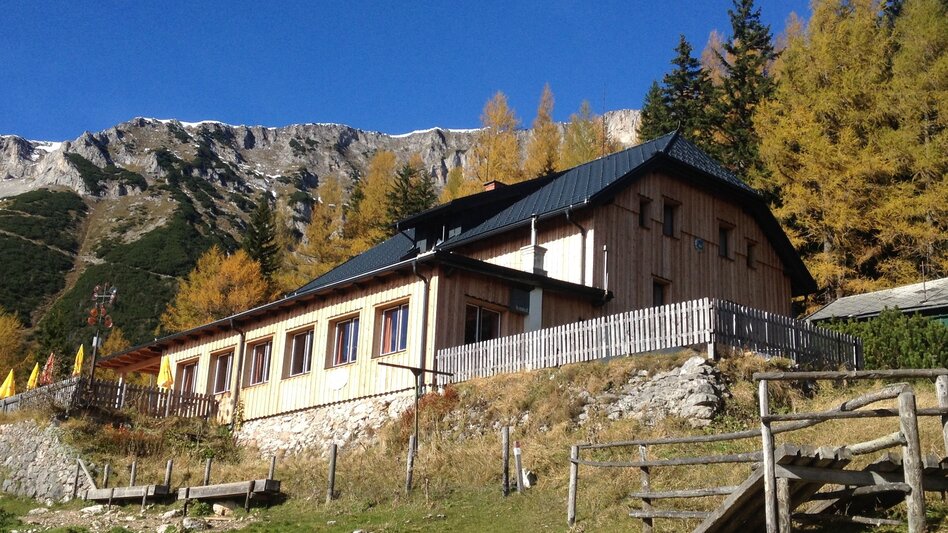 Alpine Climbing Über den Vineta Jaroschekkamin und Wildkogelsteig auf die Rax im Naturpark Mürzer Oberland - Touren-Impression #2.9 | © Naturpark Mürzer Oberland