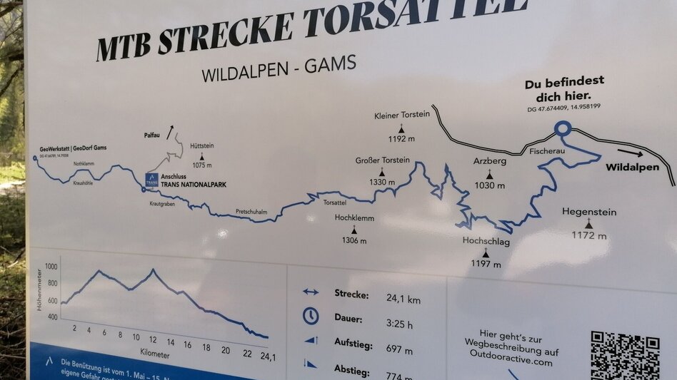 Mountainbike Über den Torsattel  von Wildalpen nach Gams - Touren-Impression #2.19 | © TV Gesäuse
