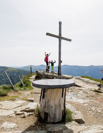 Gipfelsieg auf der Frauenalpe | Tom Lamm | © Tourismusverband Murau