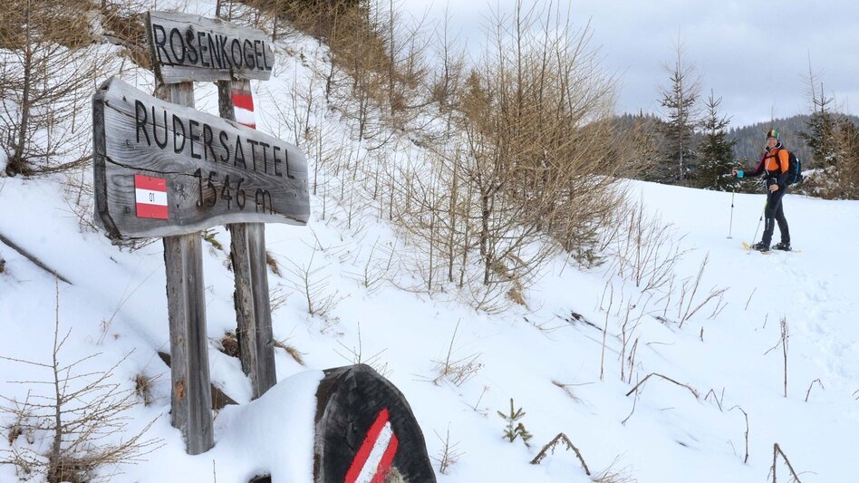 Snowshoe walking Rosenkogel from St. Oswald - Touren-Impression #2.4 | © Weges OG