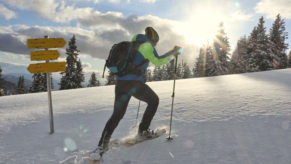 Snowshoe walking Rosenkogel from St. Oswald - Touren-Impression #2.10 | © Weges OG