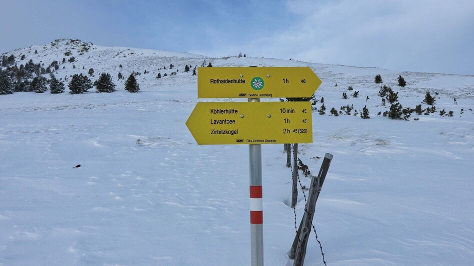 Snowshoe walking Lavant spring from the Waldheimhütte - Touren-Impression #2.10 | © Weges OG