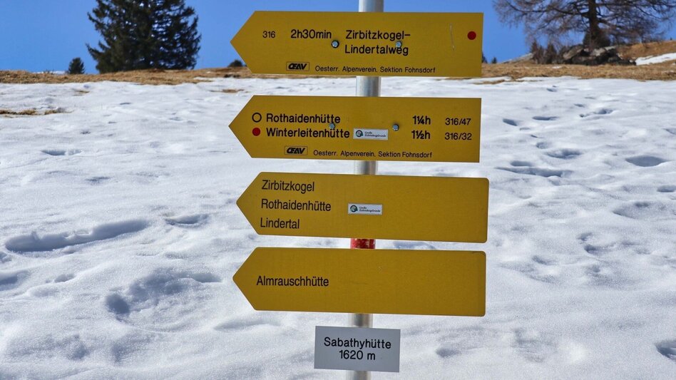 Snowshoe walking To the Lindersee in the Seetal Alps. - Touren-Impression #2.3 | © Weges OG