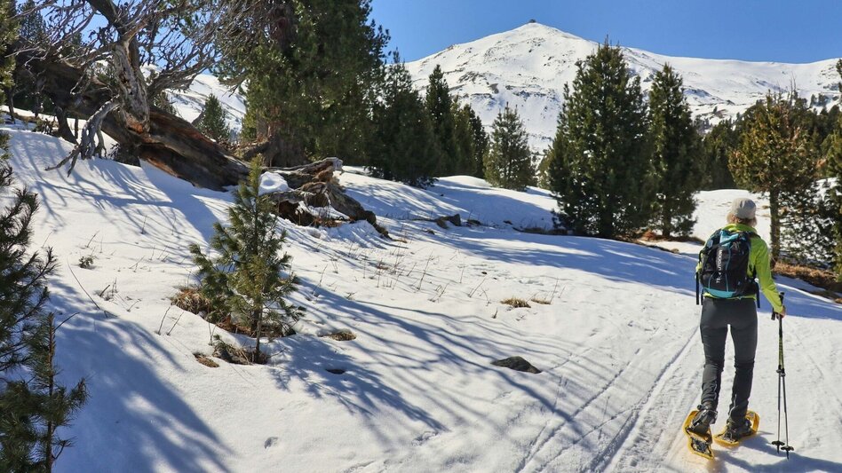 Snowshoe walking To the Lindersee in the Seetal Alps. - Touren-Impression #2.8 | © Weges OG