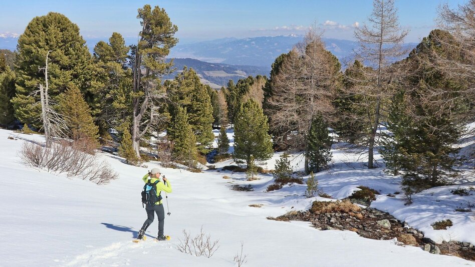 Snowshoe walking To the Lindersee in the Seetal Alps. - Touren-Impression #2.12 | © Weges OG