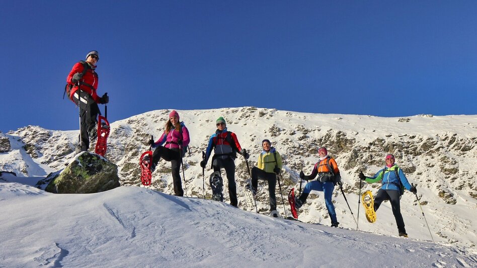 Snowshoe walking To the Lindersee in the Seetal Alps. - Touren-Impression #2.13 | © Weges OG