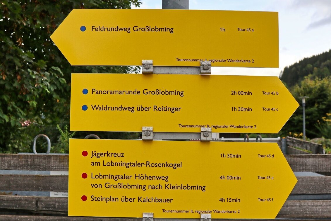 Hiking route Grosslobming field circuit - Touren-Impression #1 | © WEGES OG