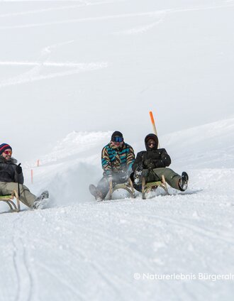 Rodelspaß im Naturschneeparadies Aflenz Bürgeralm | Klaus Morgenstern | © Naturerlebnis Bürgeralm