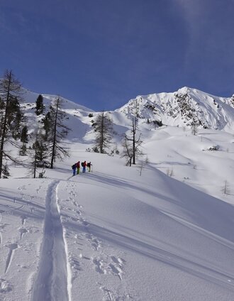 Spuren legen in gewaltiger Kulisse. | Erwin Petz | © Unbekannt