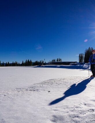 Schneeschuhwandern am Wanderweg Drei-Seen-Blick | Rudy Dellinger | © Mariazeller Bürgeralpe