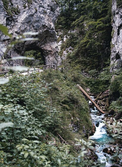 Durch die Teufelsklamm in Johnsbach | © TV Gesäuse | Thomas Sattler | © TV Gesäuse