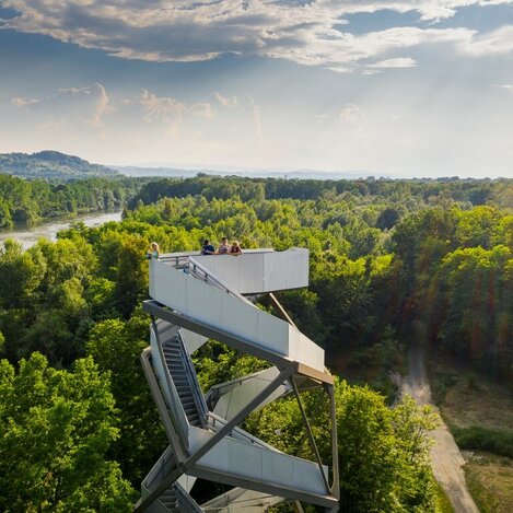 30-minütiger Spaziergang zum Murturm | © Thermen- & Vulkanland | pixelmaker.at | © TV Region Bad Radkersburg