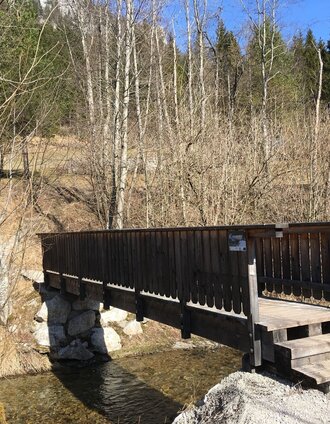 Brücke am Zugang zum Wanderweg | Raffaela Pitzl | © TV Hochsteiermark